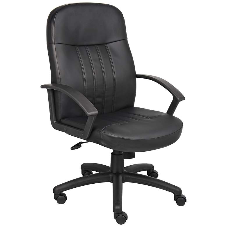 Image 1 Boss Black Leather Executive Budget Chair