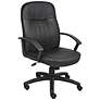 Boss Black Leather Executive Budget Chair