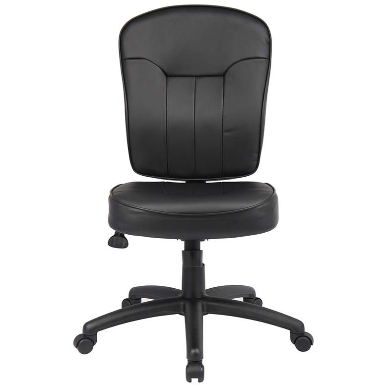 Image 6 Boss Black Leather Task Chair more views