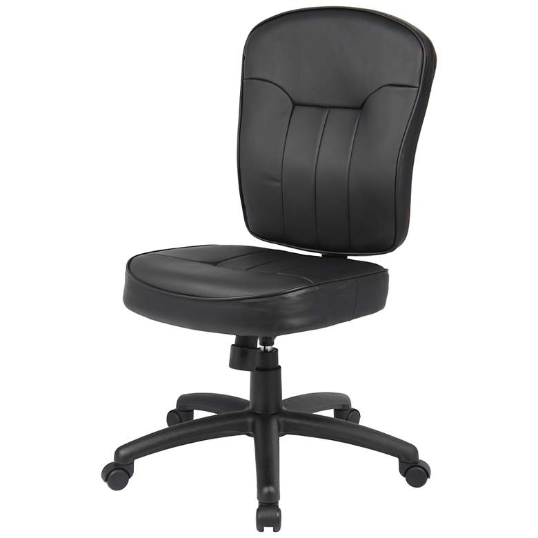 Image 7 Boss Black Leather Task Chair more views