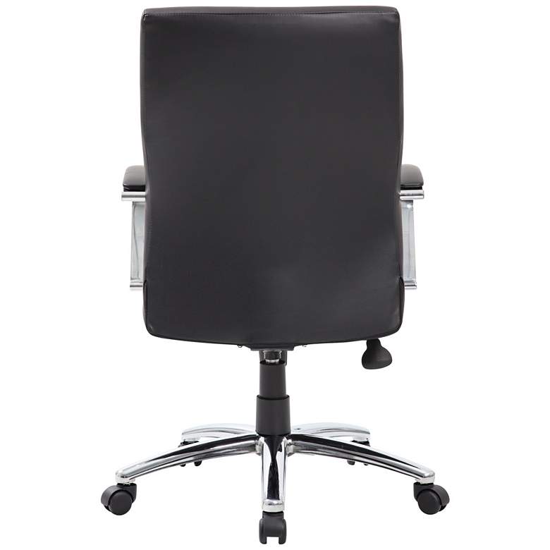 Image 4 Boss Black LeatherPlus Adjustable Swivel Executive Chair more views