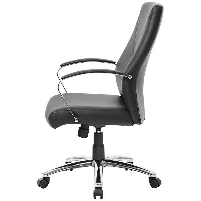 Image 5 Boss Black LeatherPlus Adjustable Swivel Executive Chair more views