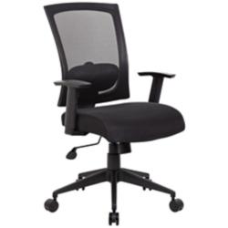 Boss Black Mesh Fabric Adjustable Task Chair