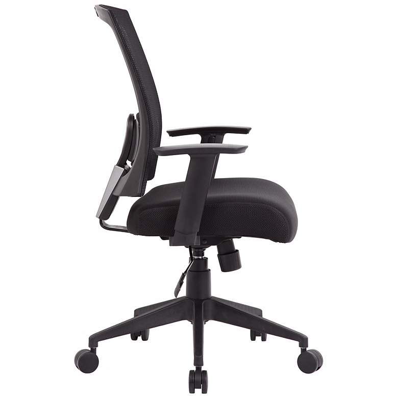 Image 3 Boss Black Mesh Fabric Adjustable Task Chair more views