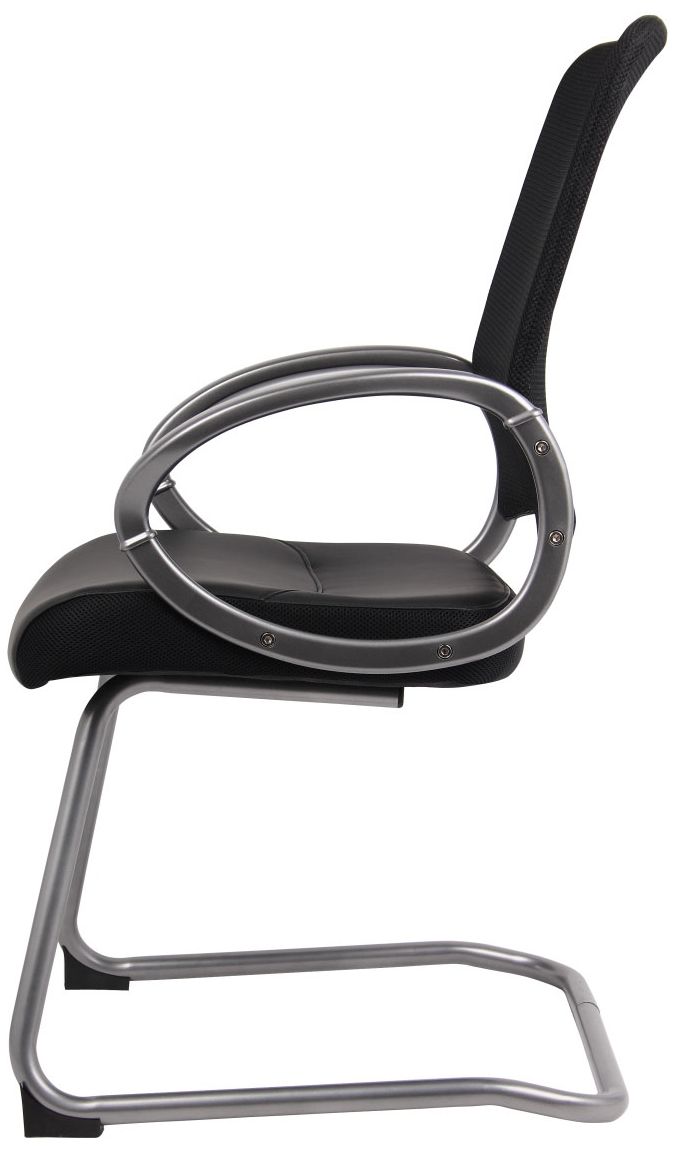 Image 3 Boss Black Mesh Fabric Guest Chair more views