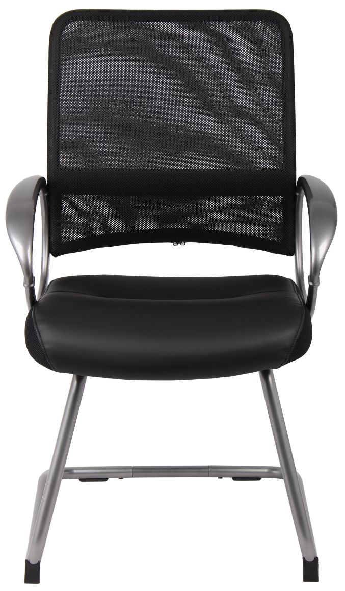 Image 6 Boss Black Mesh Fabric Guest Chair more views