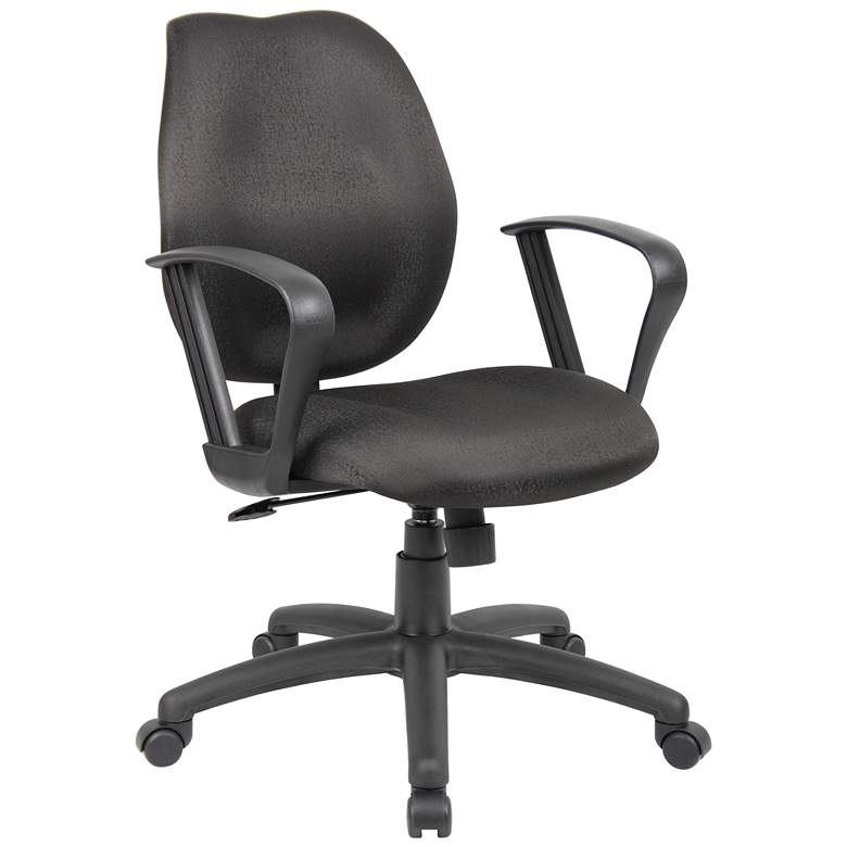 Image 1 Boss Black Task Chair with Loop Arms