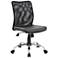 Boss Black Vinyl Budget Mesh Task Chair
