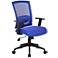 Boss Blue Mesh Fabric Adjustable Task Chair