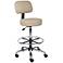 Boss Caressoft Beige Medical/Drafting Stool with Footring