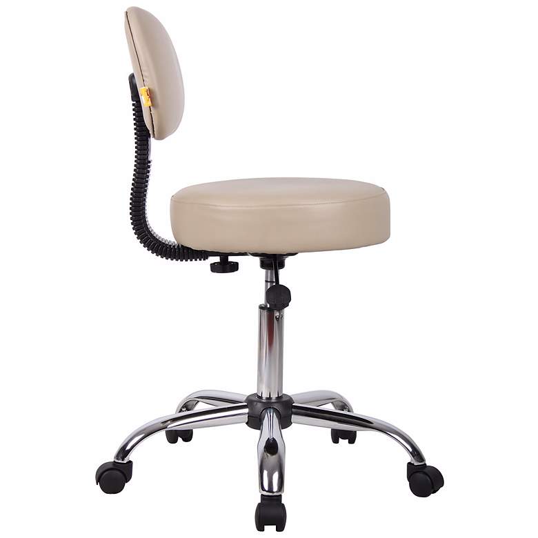 Image 2 Boss Caressoft Beige Medical/Drafting Stool more views