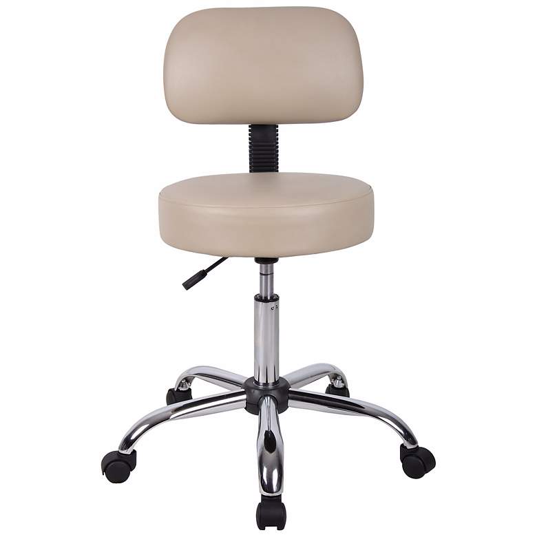 Image 3 Boss Caressoft Beige Medical/Drafting Stool more views