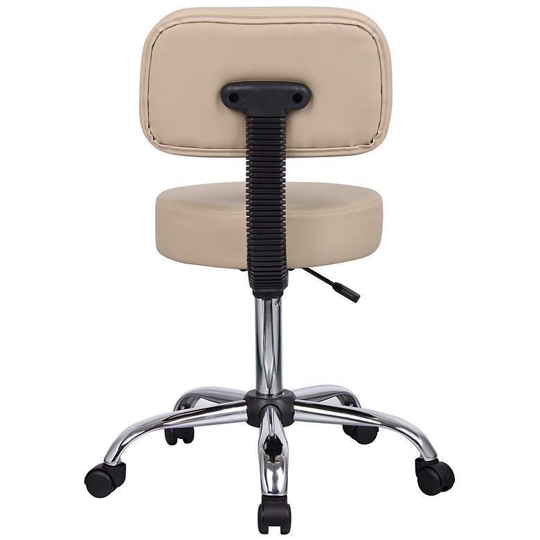 Image 4 Boss Caressoft Beige Medical/Drafting Stool more views