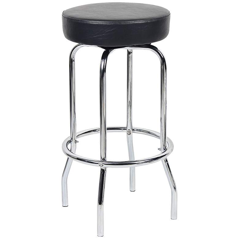 Image 1 Boss Chrome 29" Black Barstool