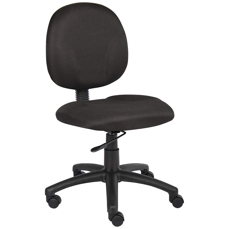 Image 1 Boss Diamond Armless Black Task Chair