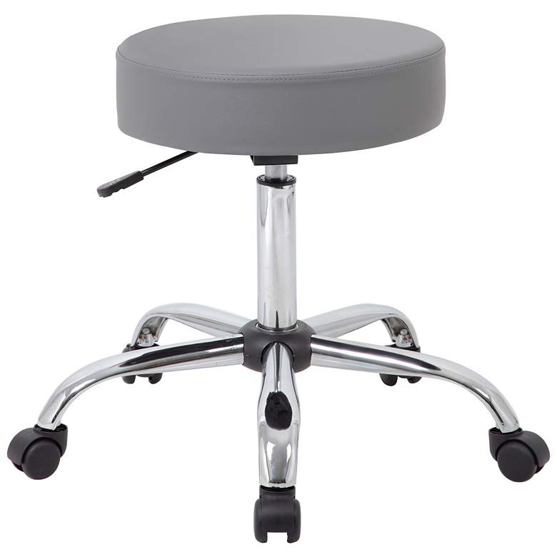 Image 1 Boss Gray Be Well Medical Spa Professional Adjustalbe Stool