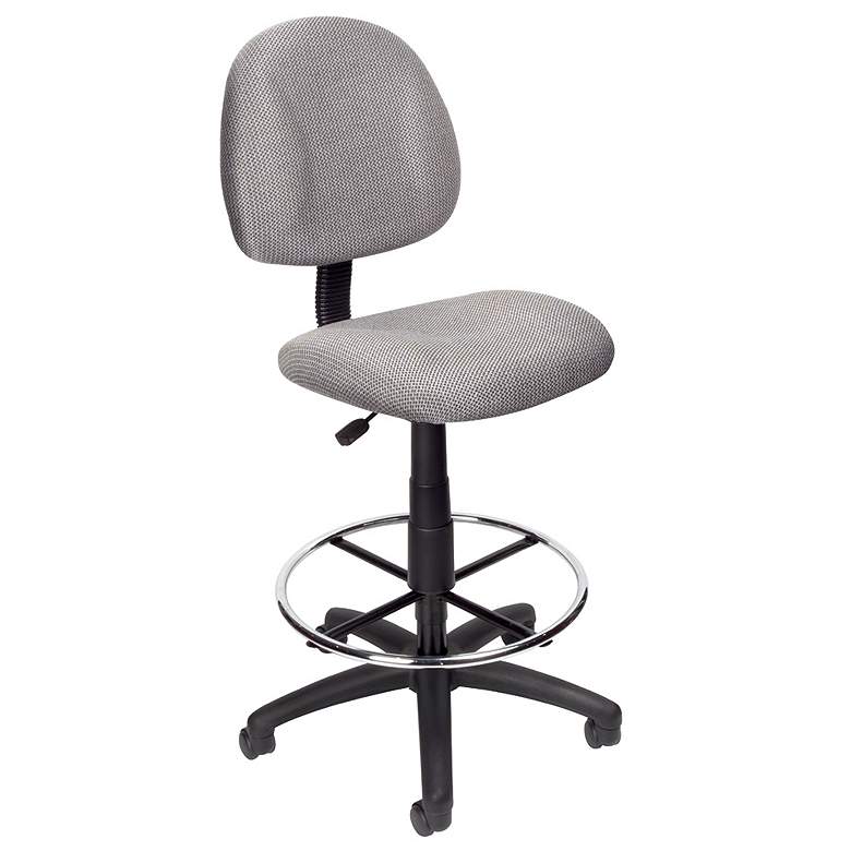 Image 1 Boss Gray Ergonomic Works Adjustable Drafting Chair