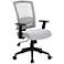 Boss Gray Mesh Fabric Adjustable Task Chair
