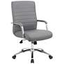 Boss Gray Modern Executive Conference Chair