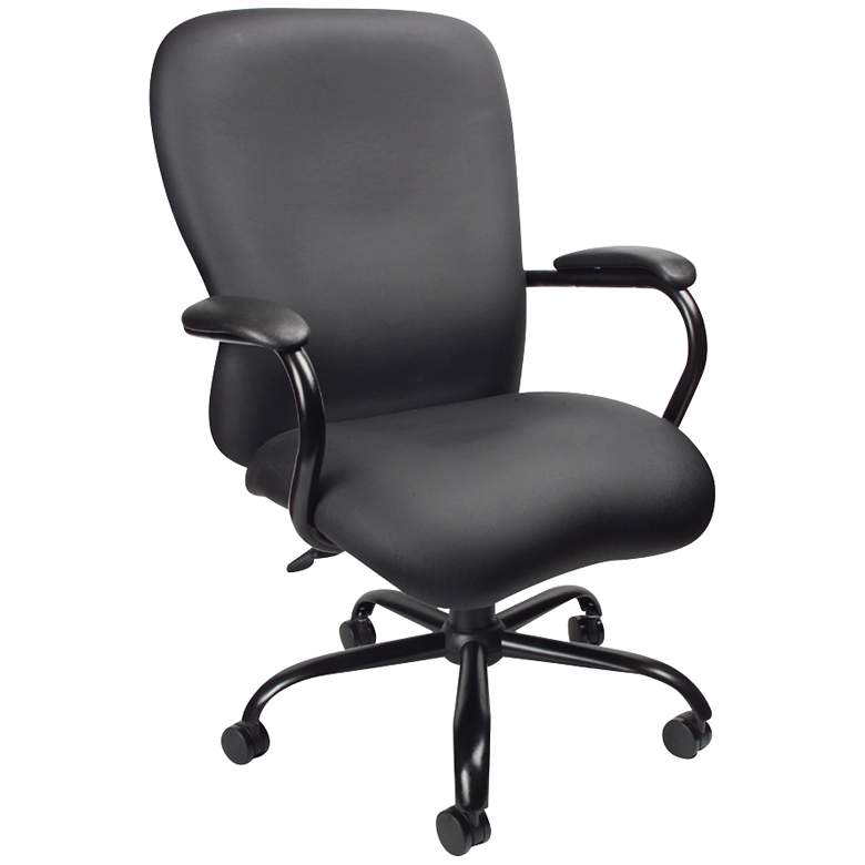 Image 1 Boss Heavy-Duty Black CaressoftPlus Office Chair