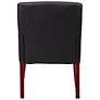 3_Boss Mahogany Box Arm Black Guest Chair more views