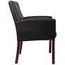 4_Boss Mahogany Box Arm Black Guest Chair more views
