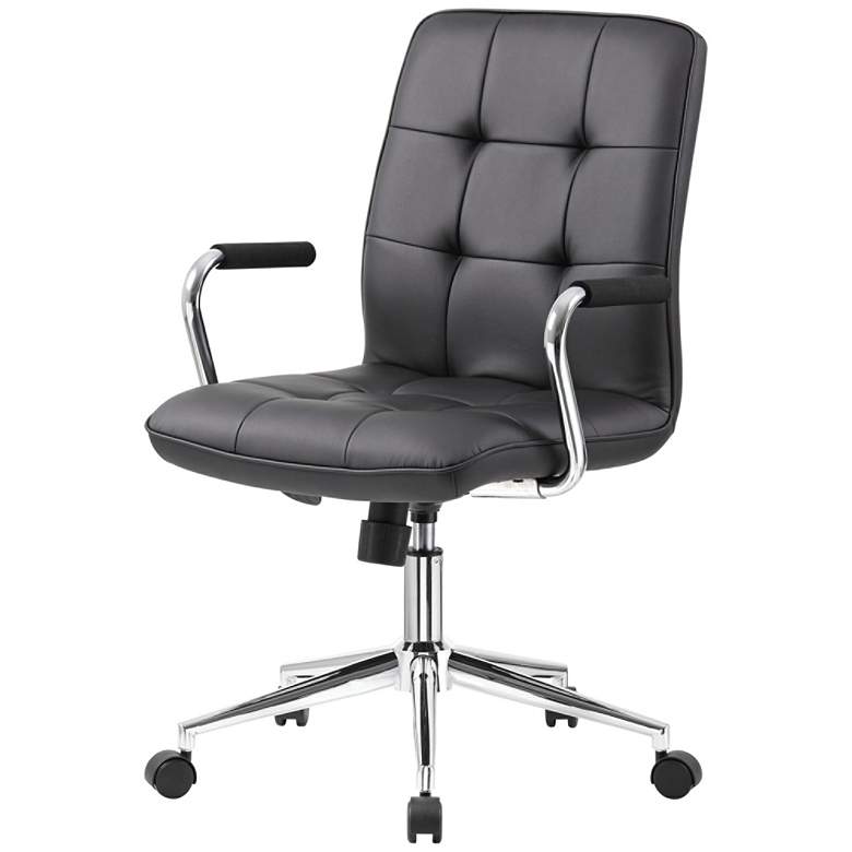 Image 2 Boss Modern Black CaressoftPlus Adjustable Office Chair more views