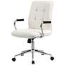 Boss Modern White CaressoftPlus Adjustable Office Chair