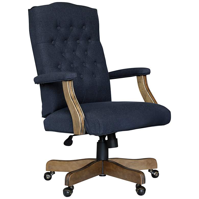 Image 1 Boss Navy Swivel Adjustable Executive Office Chair