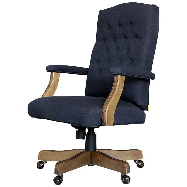 Image 4 Boss Navy Swivel Adjustable Executive Office Chair more views
