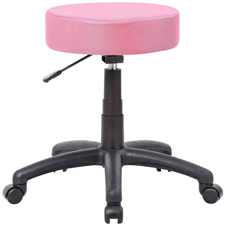 Image 1 Boss Pink Fabric Adjustable Dot Stool