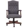 Boss Slate Gray Swivel Adjustable Executive Office Chair