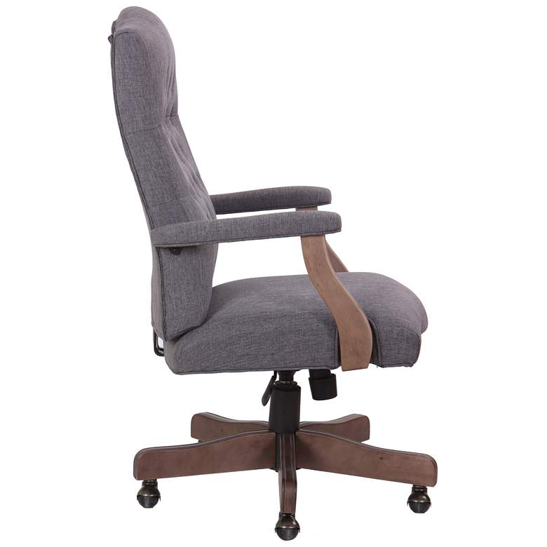 Image 5 Boss Slate Gray Swivel Adjustable Executive Office Chair more views