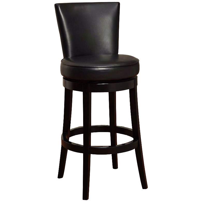Image 1 Boston 26 inch High Leather Swivel Counter Stool