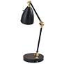 1_Boston Black with Antique Brass Adjustable Desk Lamp