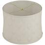 Boston Off-White Softback Drum Lamp Shade 13x14x10 (Washer)