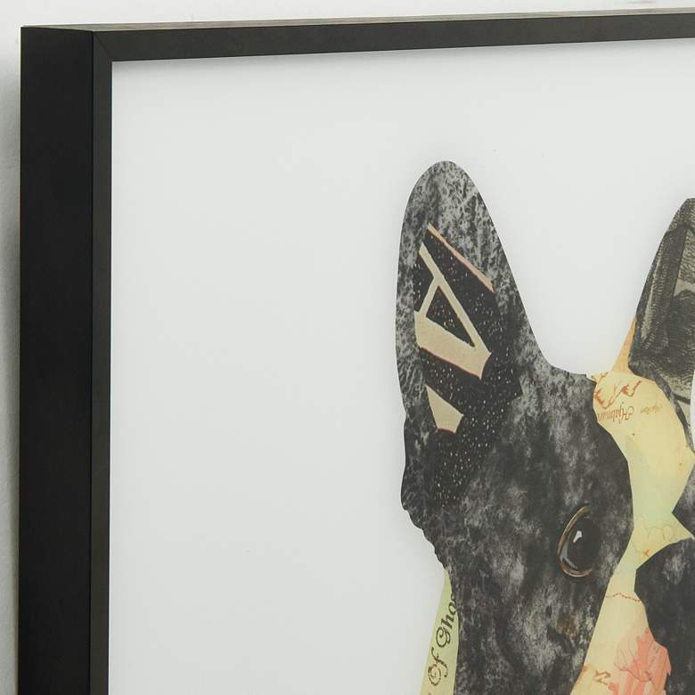 Image 3 Boston Terrier 1 and 2 24" Square 2-Piece Wall Art Set more views