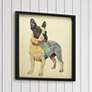 1_Boston Terrier 25" High Dimensional Collage Framed Wall Art