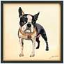 2_Boston Terrier 25" High Dimensional Collage Framed Wall Art