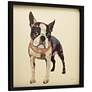 4_Boston Terrier 25" High Dimensional Collage Framed Wall Art more views