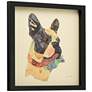 4_Boston Terrier Closeup 17" High Collage Framed Wall Art more views