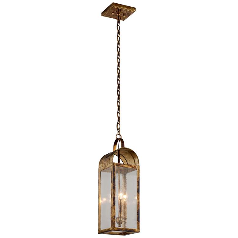 Image 1 Bostonian 23 1/4 inchH Historic Brass Outdoor Hanging Light