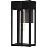2_Boswell 1-Light Matte Black Outdoor Wall Lantern more views