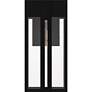 3_Boswell 1-Light Matte Black Outdoor Wall Lantern more views