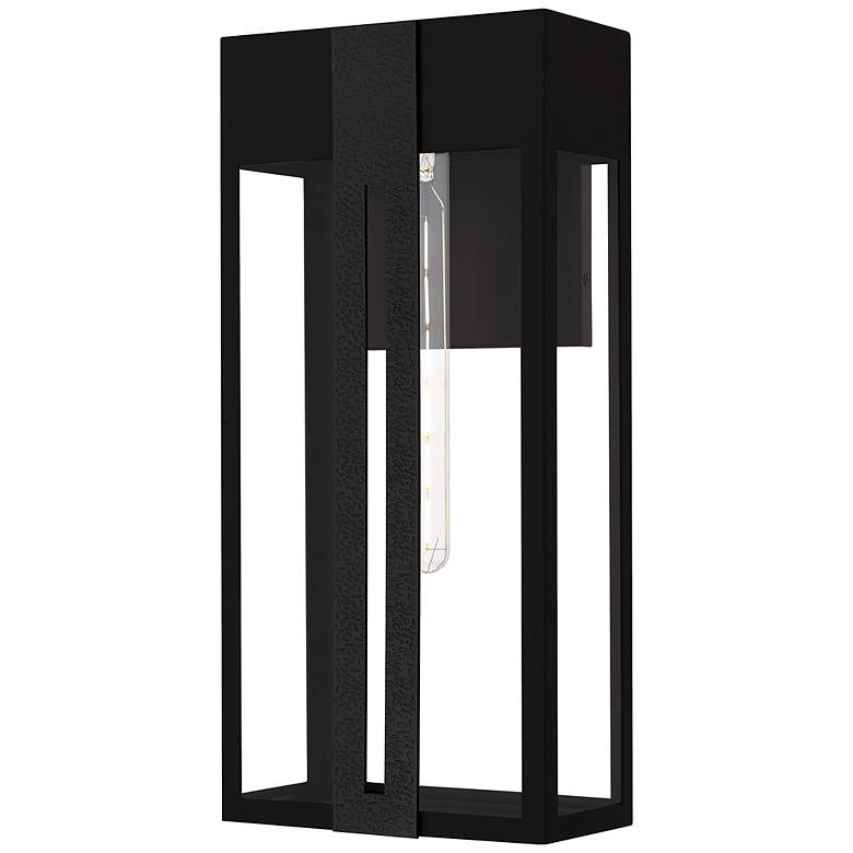 Image 1 Boswell 1-Light Matte Black Outdoor Wall Lantern