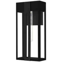 Boswell 1-Light Matte Black Outdoor Wall Lantern