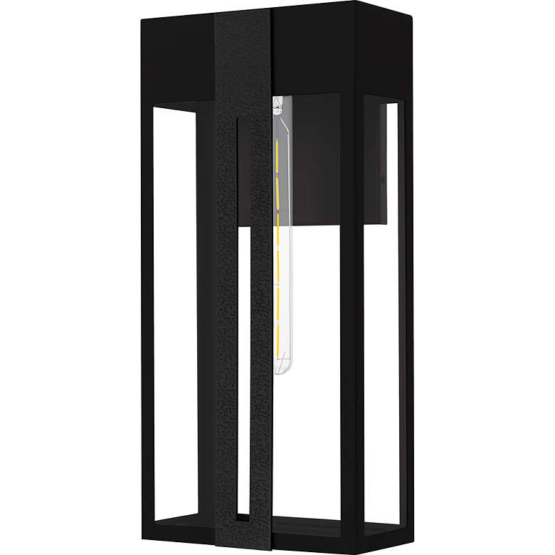 Image 2 Boswell 1-Light Matte Black Outdoor Wall Lantern more views