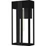 2_Boswell 1-Light Matte Black Outdoor Wall Lantern more views