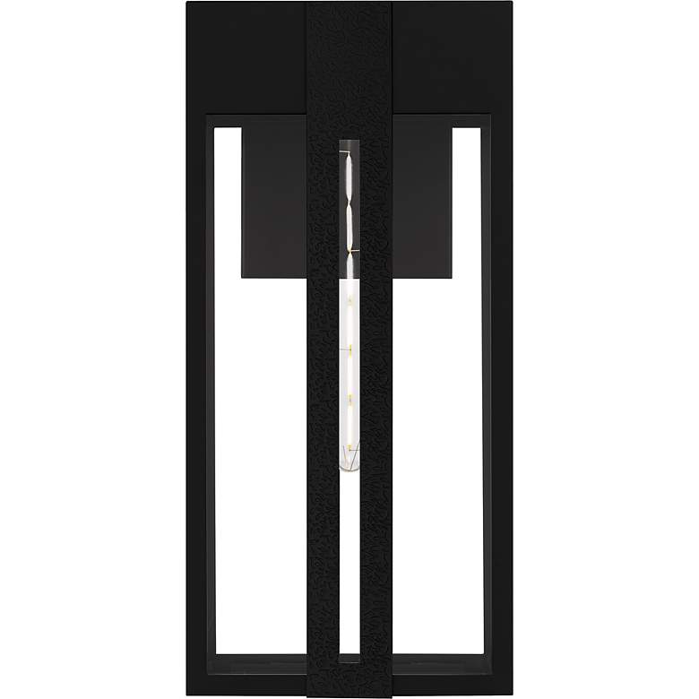 Image 3 Boswell 1-Light Matte Black Outdoor Wall Lantern more views