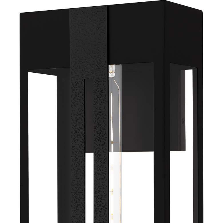 Image 5 Boswell 1-Light Matte Black Outdoor Wall Lantern more views